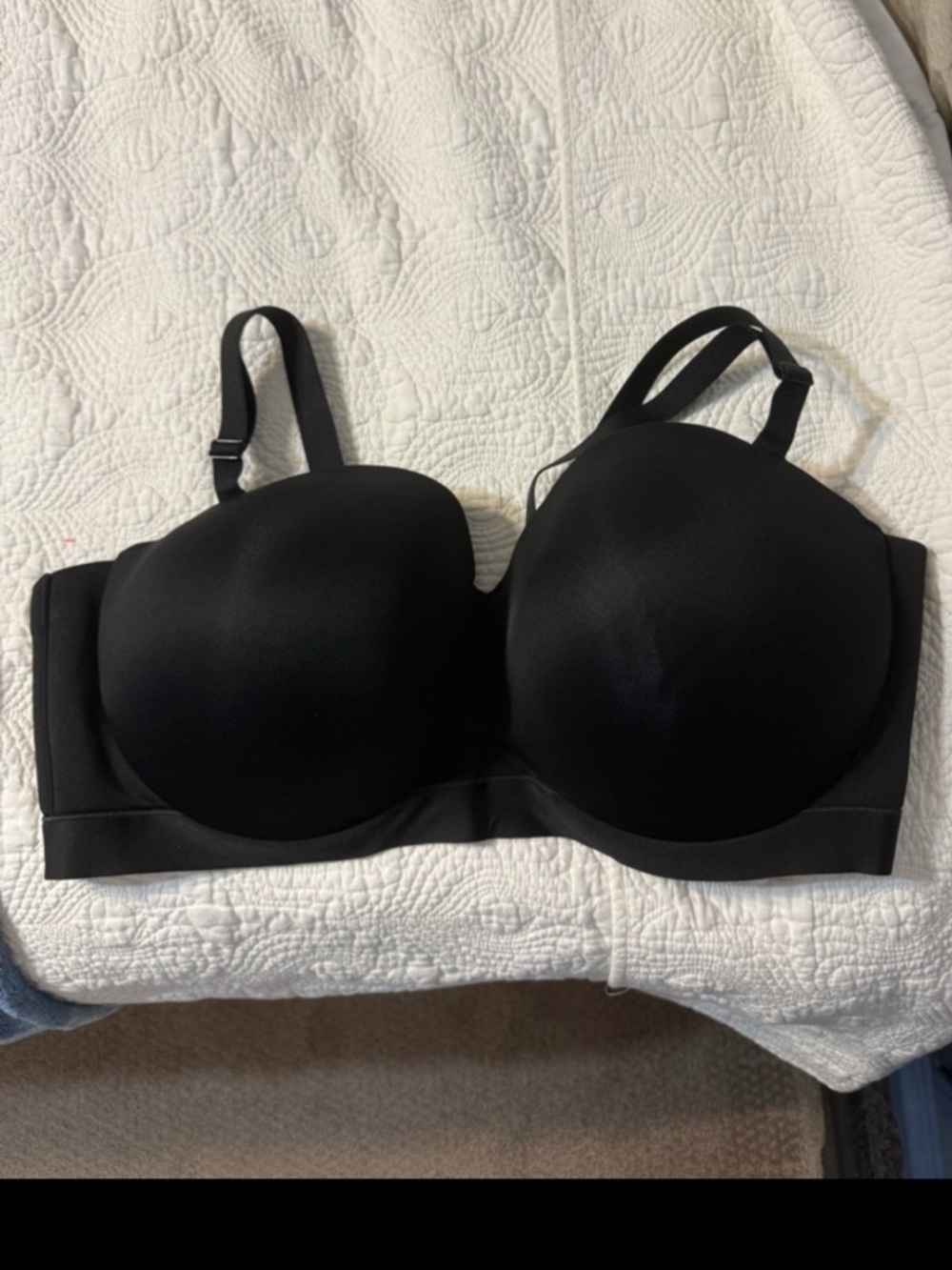 Multiple Cacique Black, Taupe Comfort Bliss Bra - 46DD
